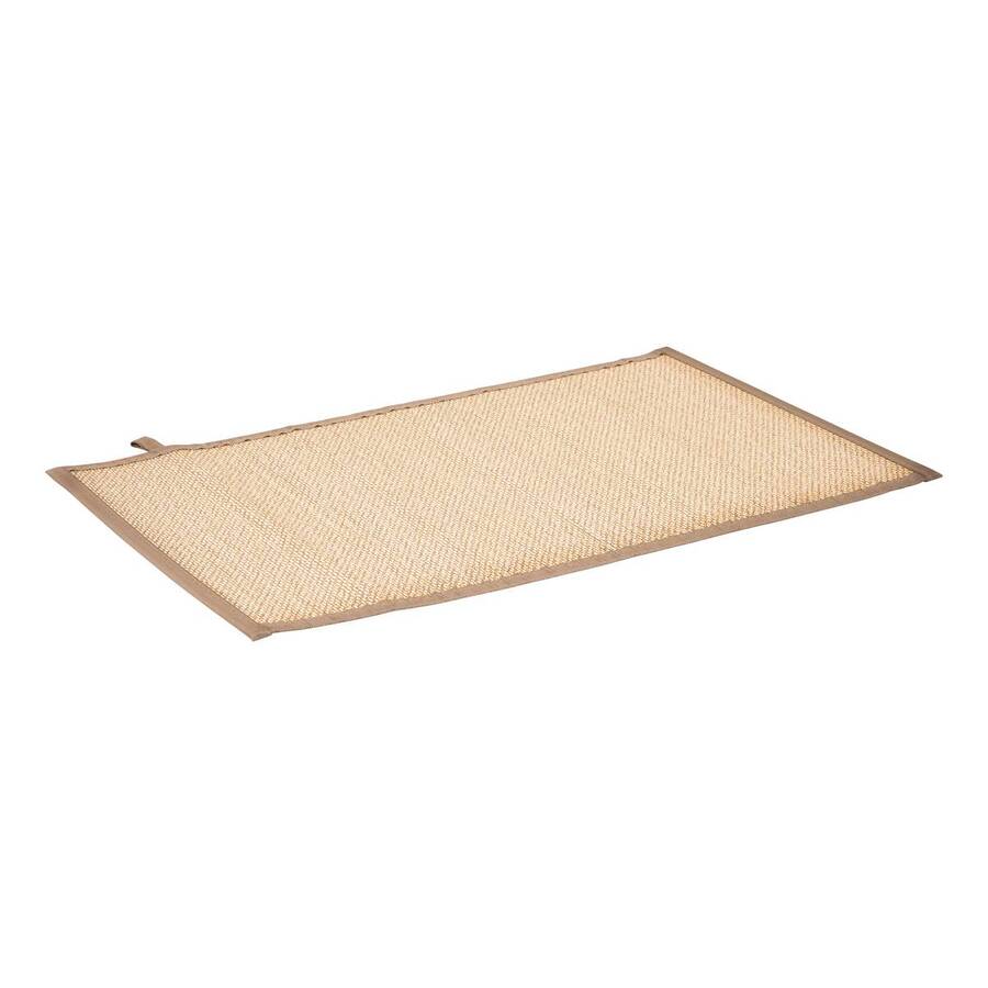 Tapis, bambou, 80x50 cm, beige Stemy