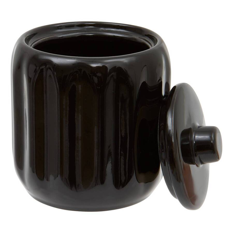 Pot à cotons, d.12,5 cm, noir Colorama