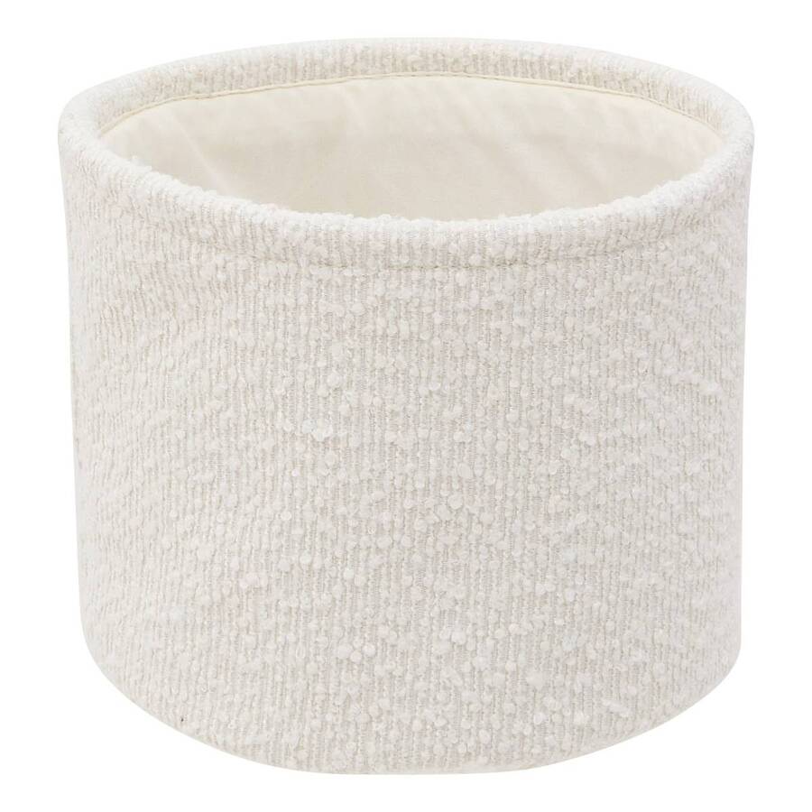 Lot de 3 paniers de rangement, d.14/16/18 cm, blanc Bouclette