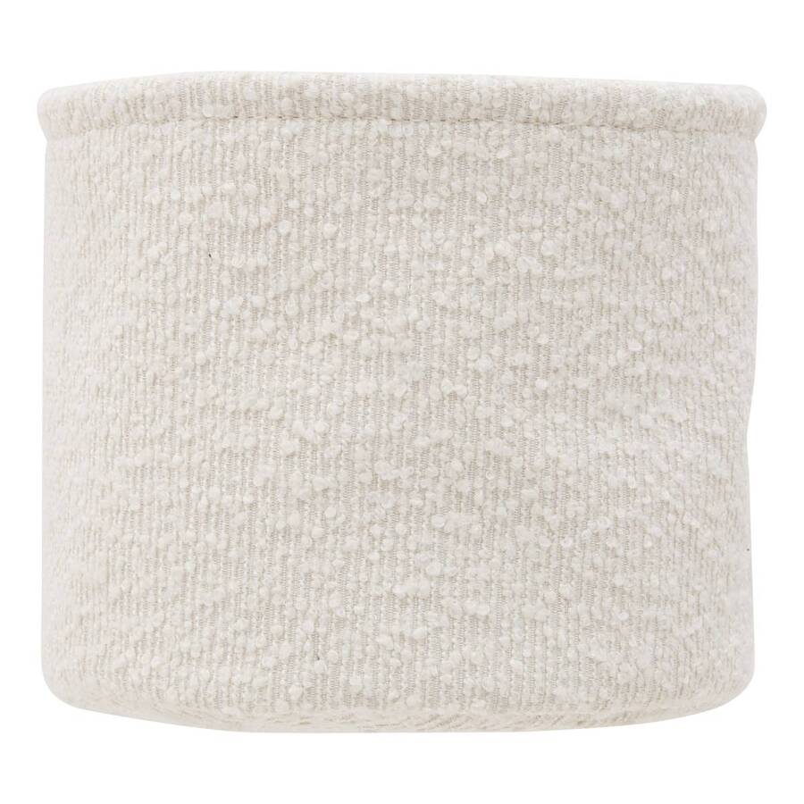 Lot de 3 paniers de rangement, d.14/16/18 cm, blanc Bouclette