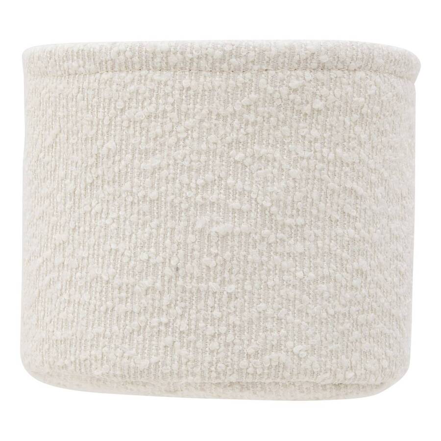 Lot de 3 paniers de rangement, d.14/16/18 cm, blanc Bouclette
