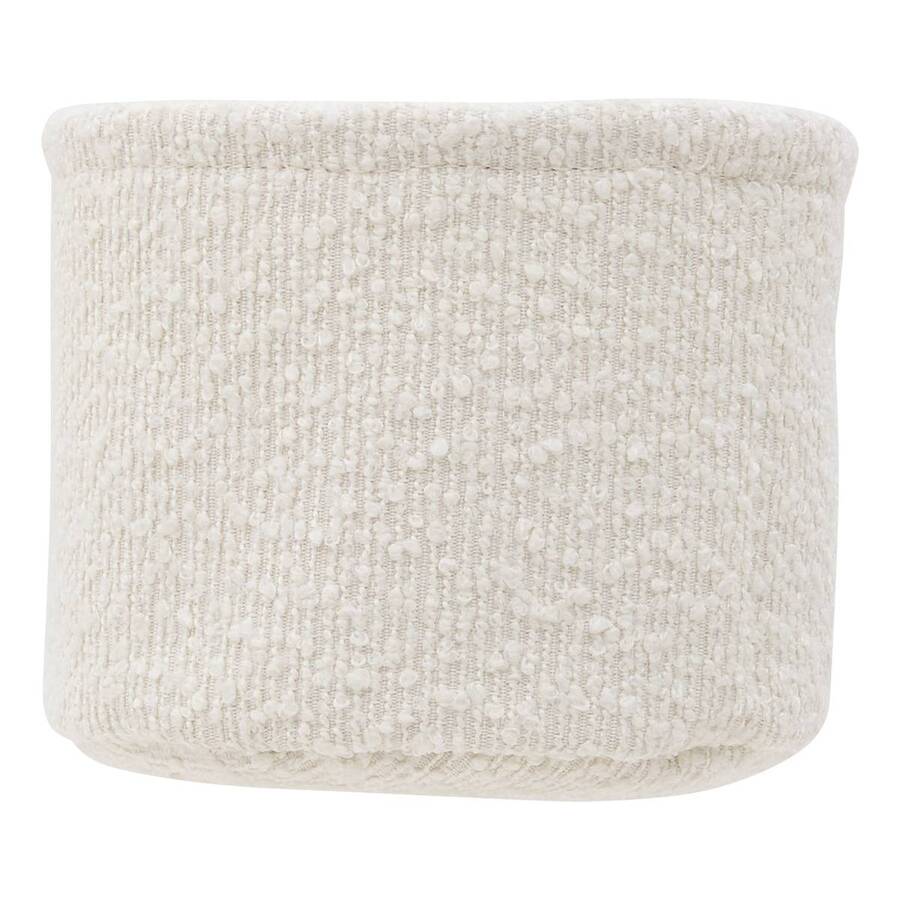 Lot de 3 paniers de rangement, d.14/16/18 cm, blanc Bouclette