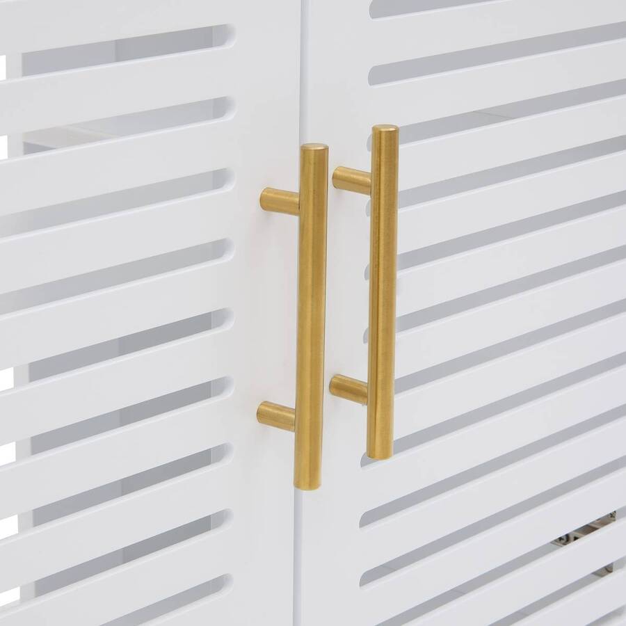 Meuble sous-lavabo 2 portes, 70x35 cm, blanc Orea