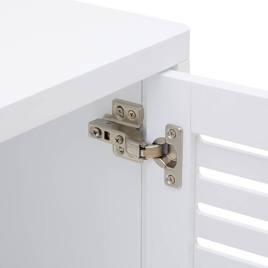 Meuble sous-lavabo 2 portes, 70x35 cm, blanc Orea