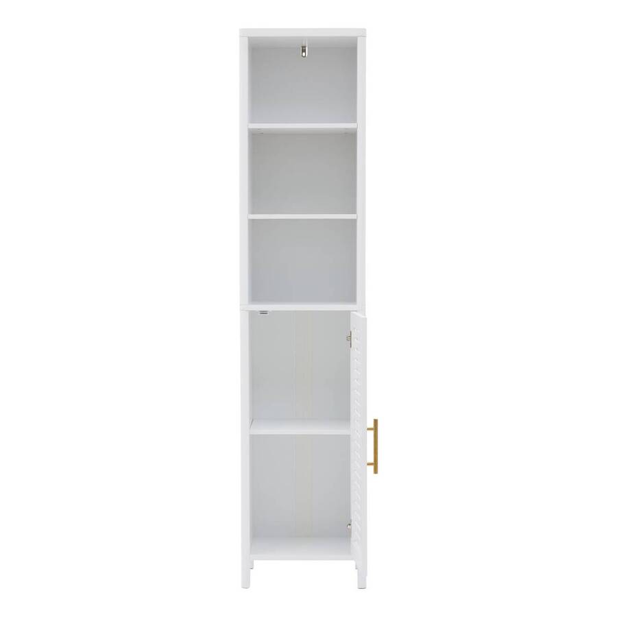 Colonne de rangement 1 porte, h.160 cm, blanc Orea