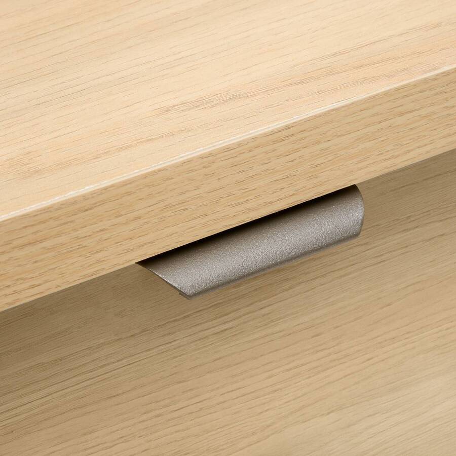 Console 2 tiroirs, 92,5x32 cm, beige Alvo