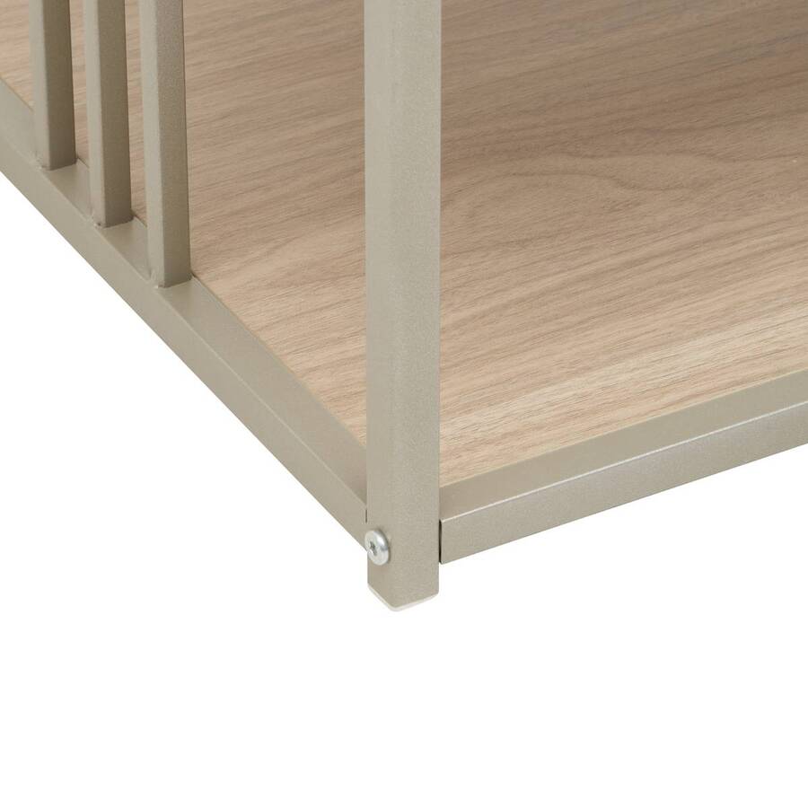 Meuble tv 3 étagères, 120x40 cm, sable Duna