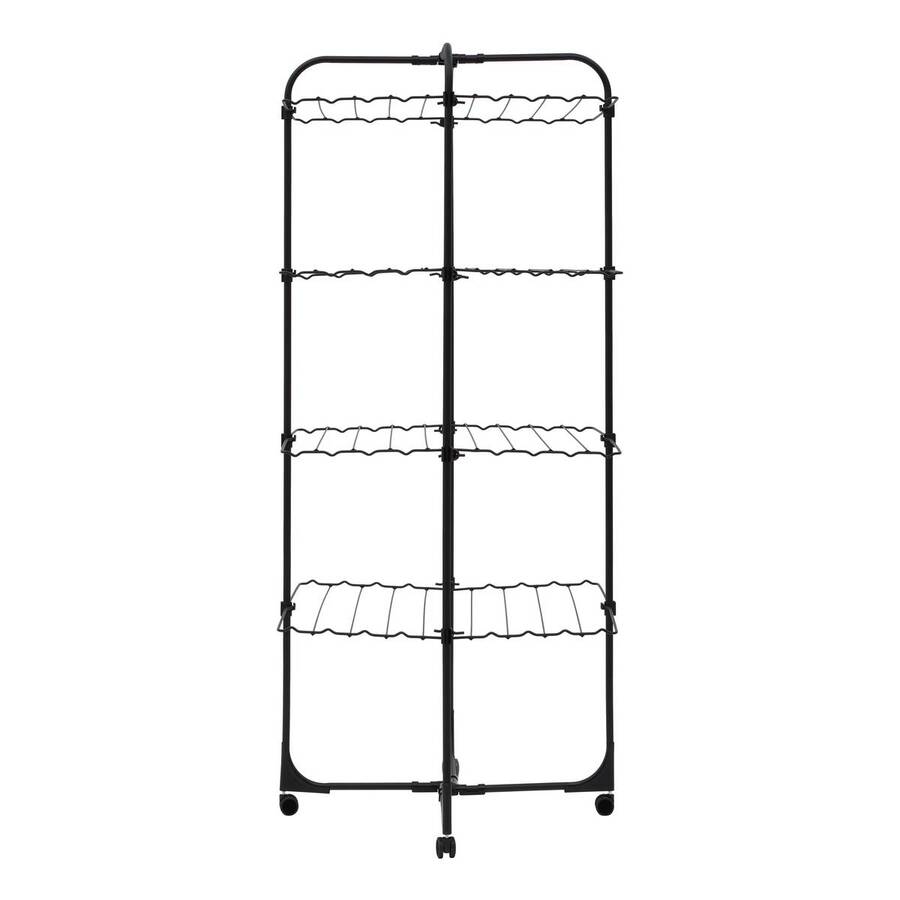 Étendoir à linge tour, h.166 cm, noir Olympe