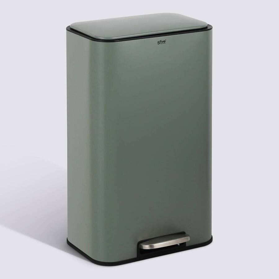 Poubelle manuelle, 30l, vert Delta