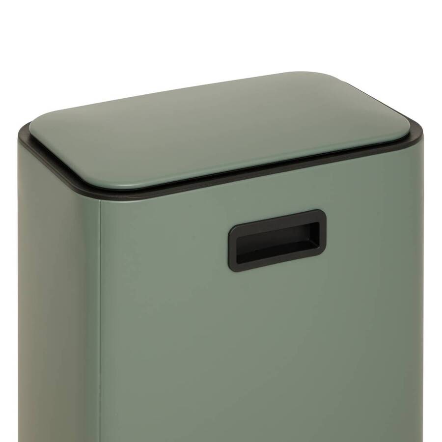 Poubelle manuelle, 30l, vert Delta
