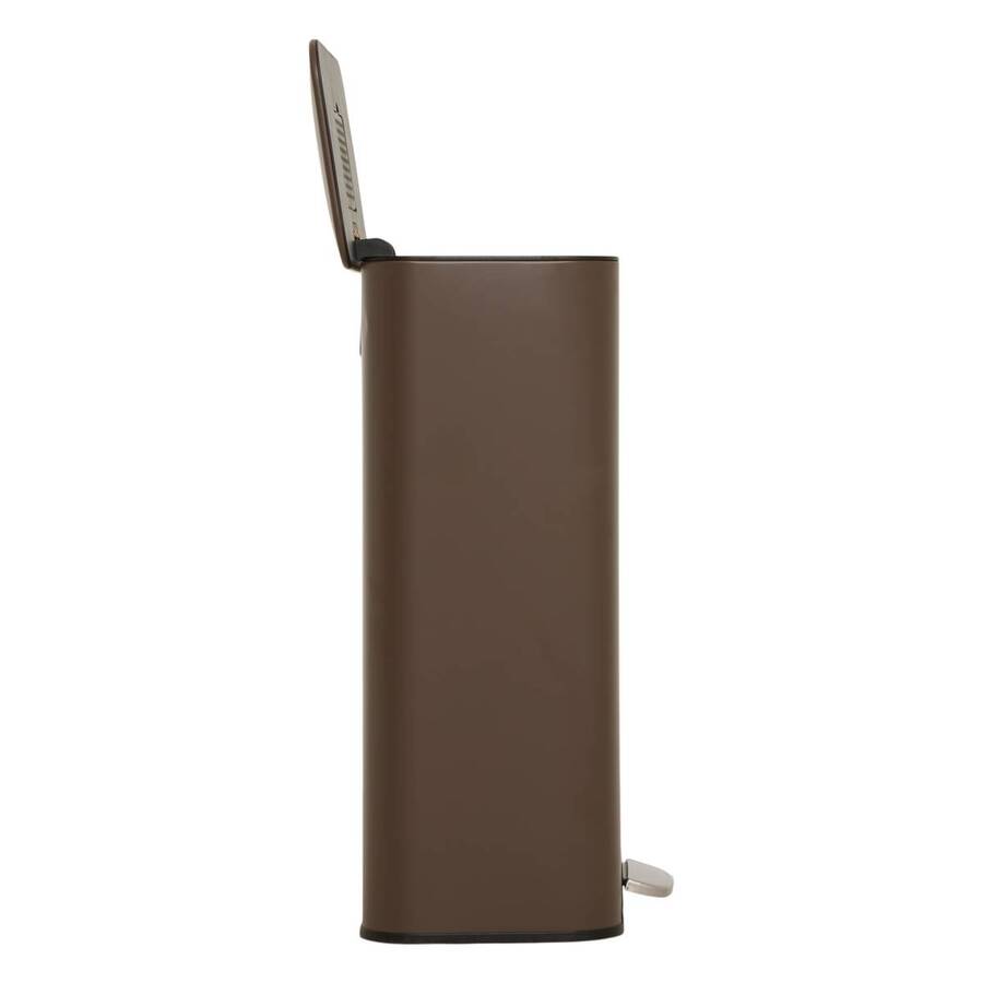 Poubelle manuelle, 30l, chocolat Delta