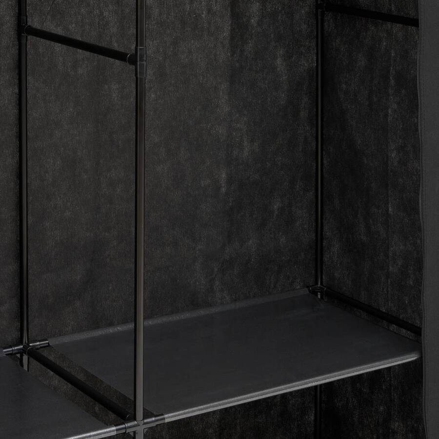Penderie, 165x140 cm, noir Dressy