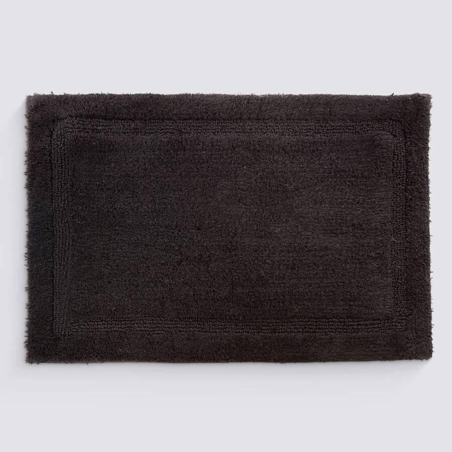Tapis, coton, 75x50 cm, noir Colorama