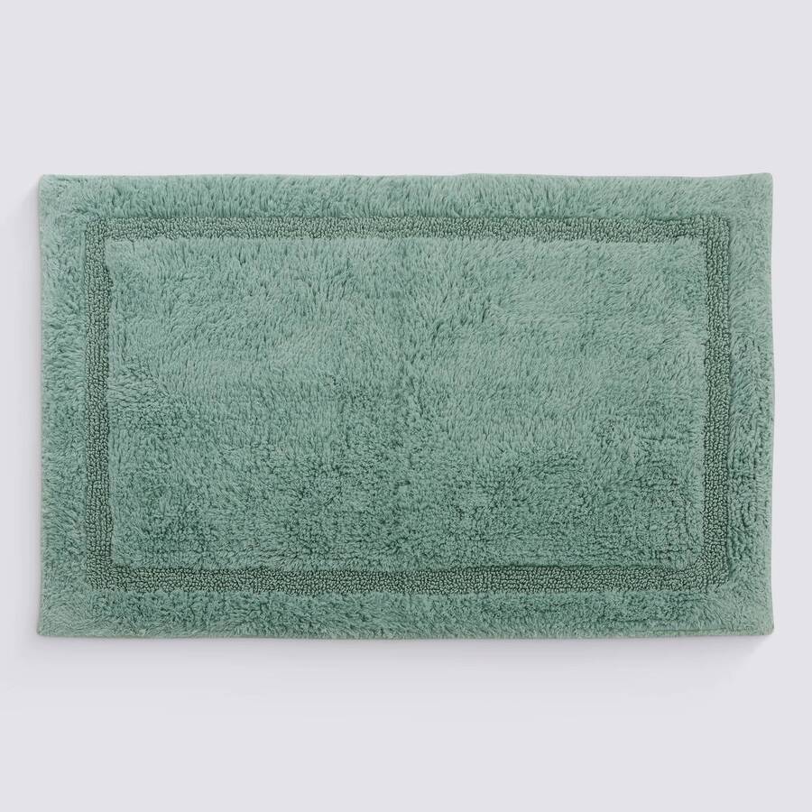 Tapis, coton, 75x50 cm, vert céladon Colorama