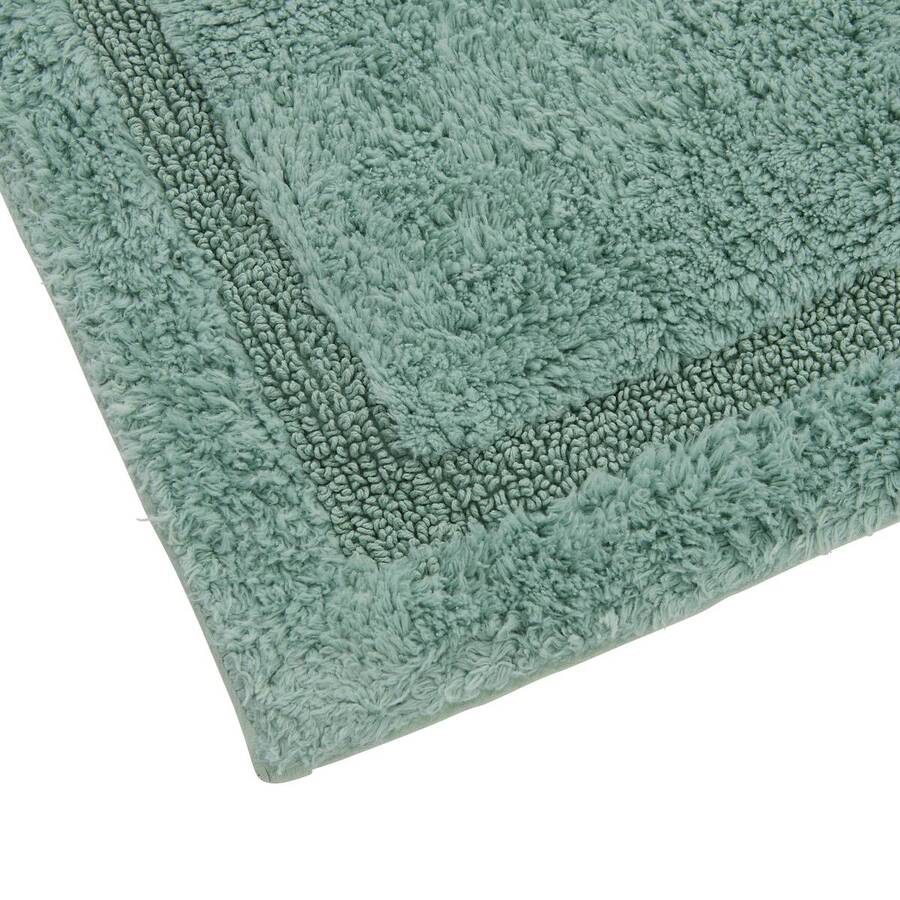 Tapis, coton, 75x50 cm, vert céladon Colorama