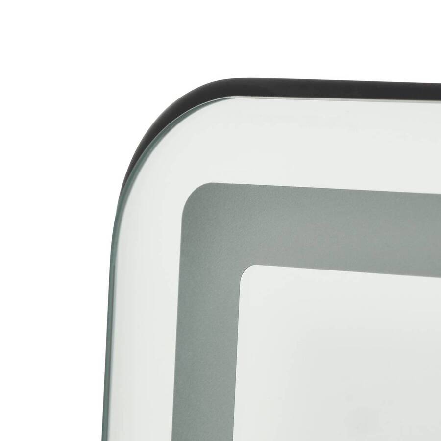 Miroir led, 40x150 cm, argent