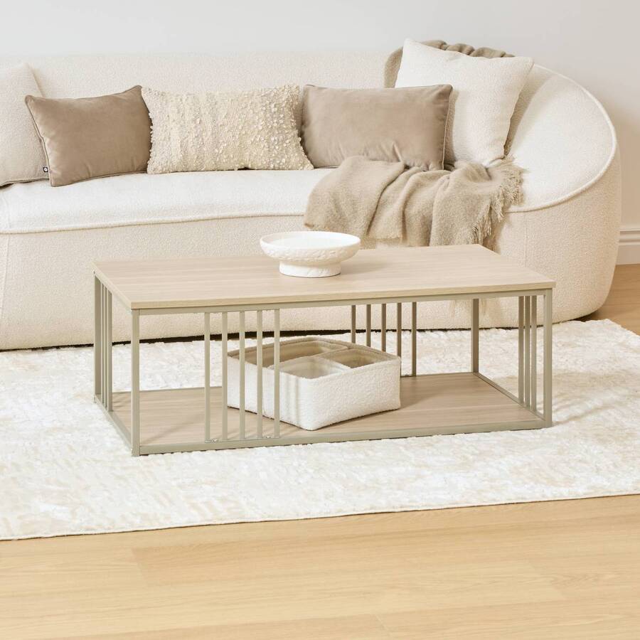 Table basse, 100x50 cm, sable Duna