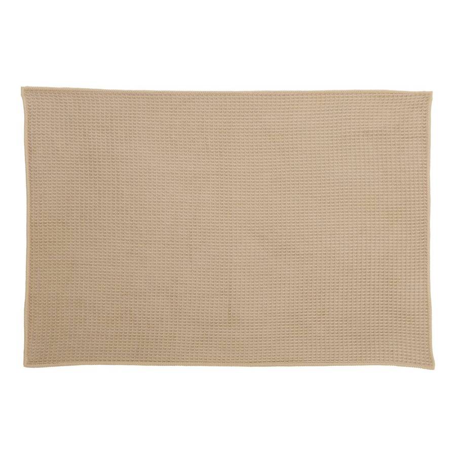 Lot de 2 chiffons, 60x45 cm, beige / rose
