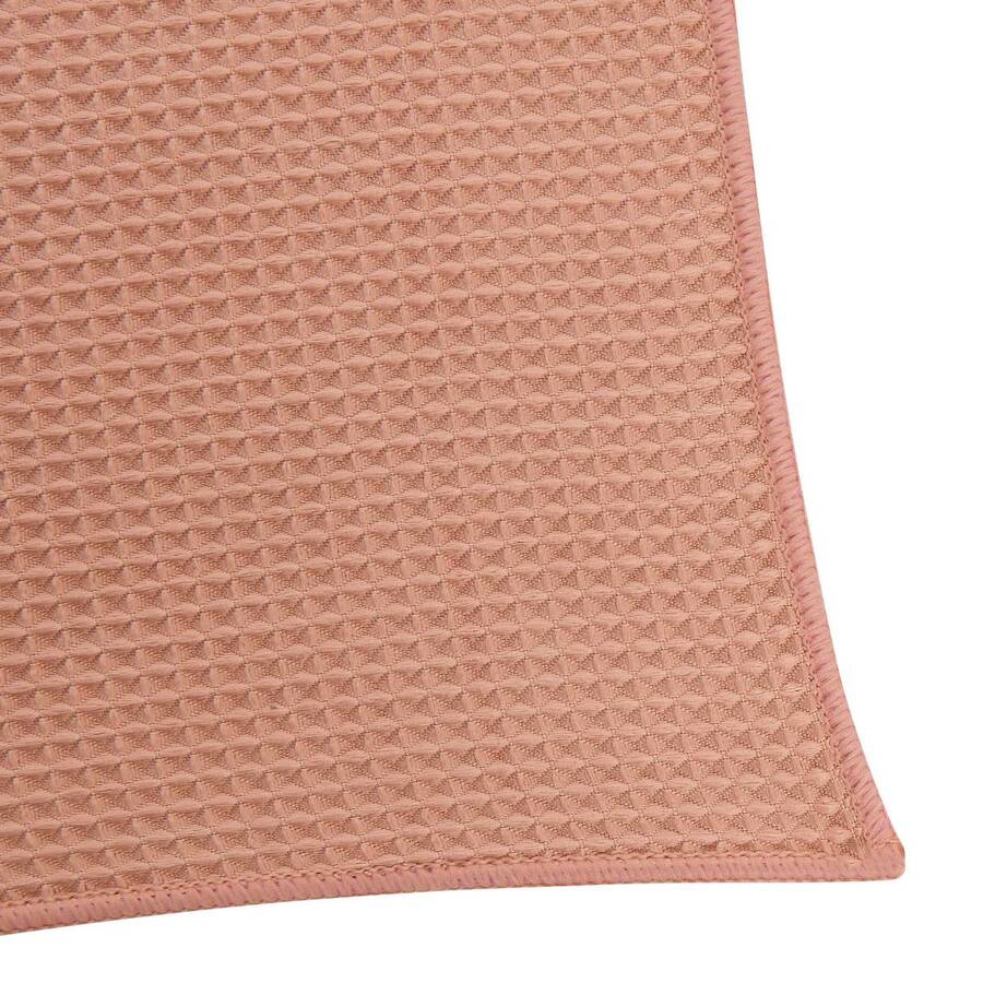 Lot de 2 chiffons, 60x45 cm, beige / rose