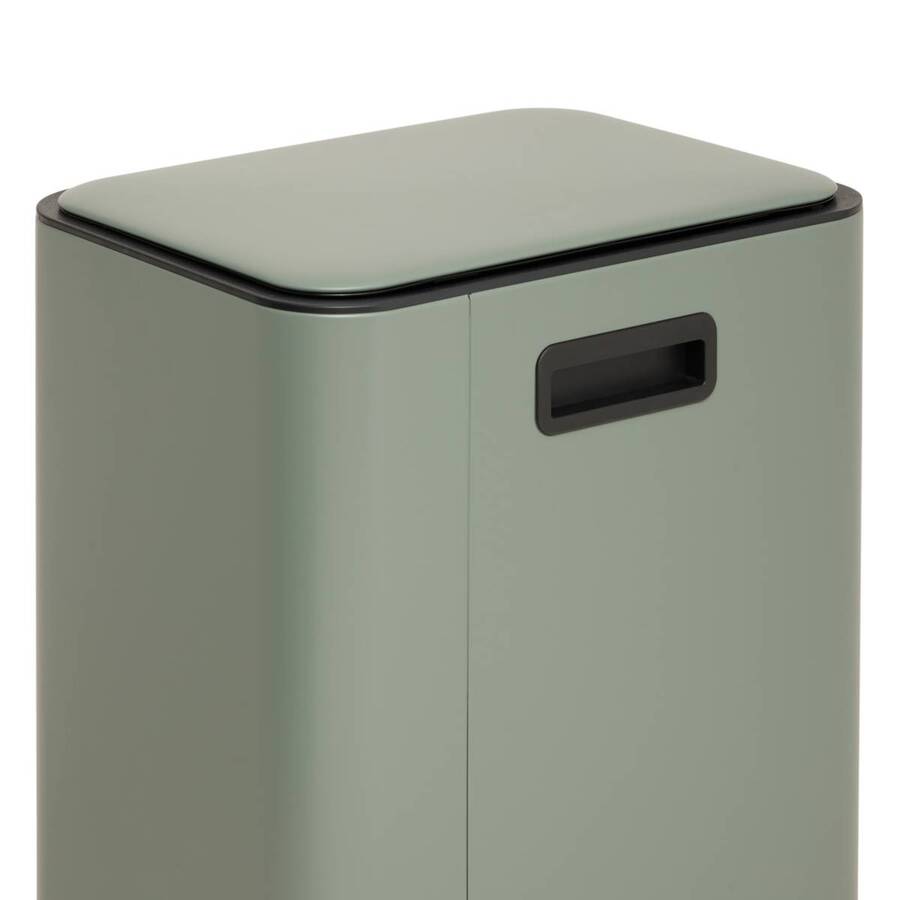 Poubelle manuelle, 50l, vert Delta
