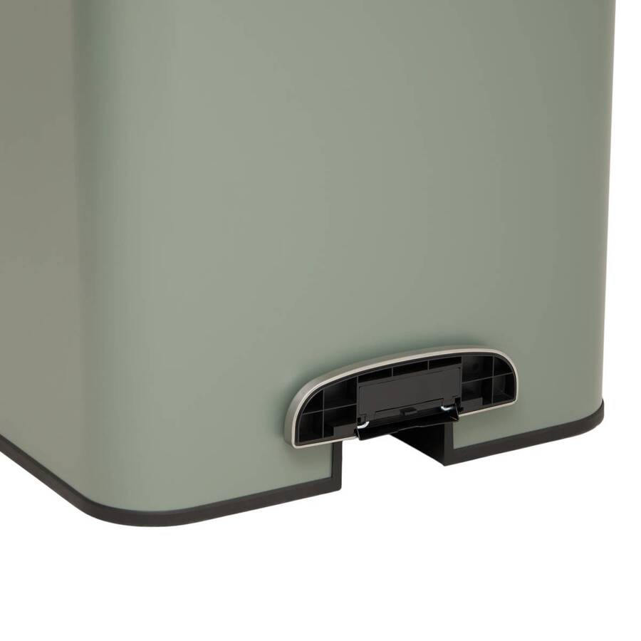 Poubelle manuelle, 50l, vert Delta