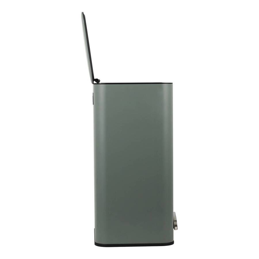 Poubelle manuelle, 50l, vert Delta