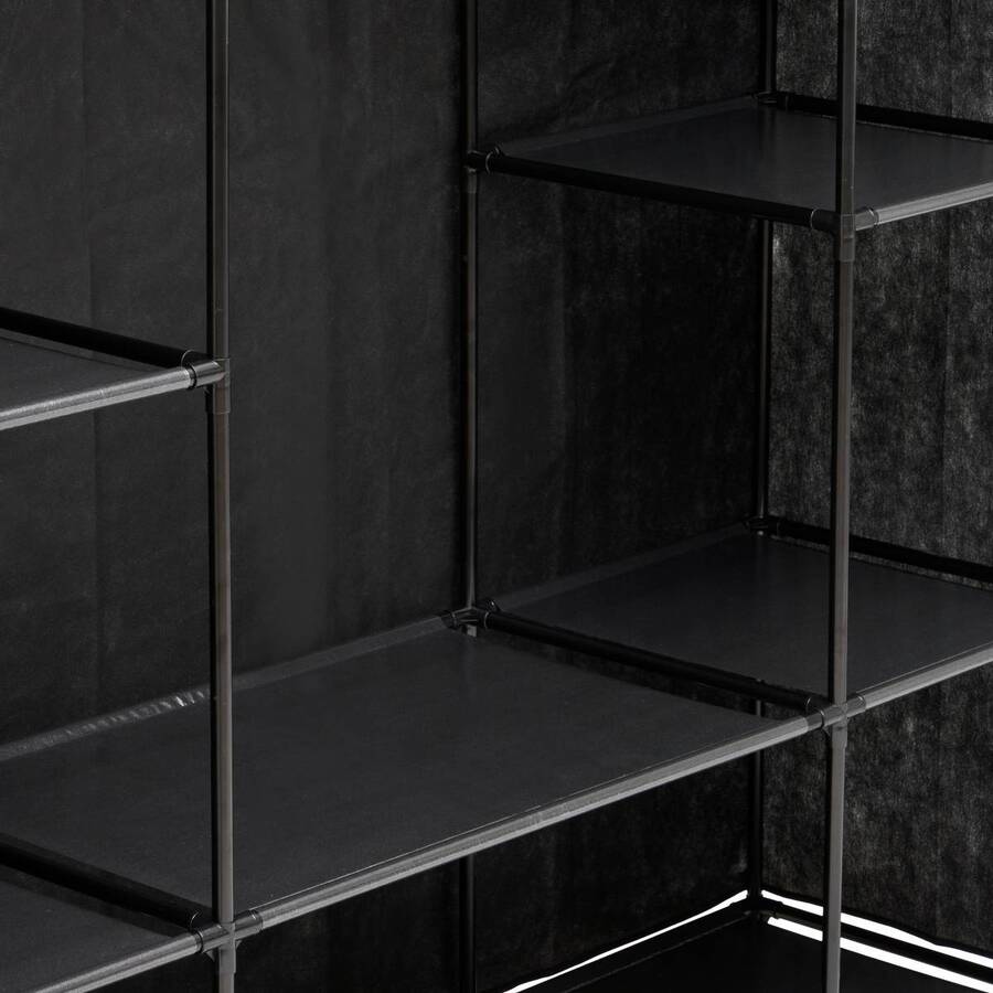 Penderie, 165x155 cm, noir Dressy