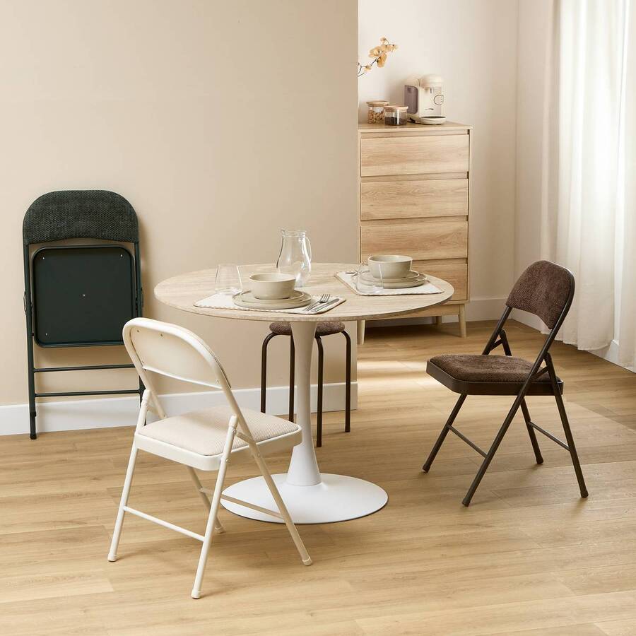 Chaise pliante, h.79,5 cm, vert kaki Flexy+