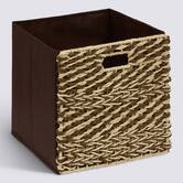 Boîte de rangement, 31x31 cm, marron Mix'n modul