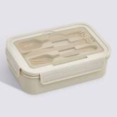 Lunch box avec couverts, 1,2l, argile
