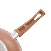Sauteuse, aluminium forgé, d.28 cm, rose blush Harmony