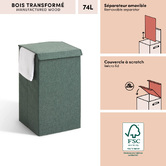 Corbeille à linge, 74l, ficus Colorama