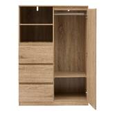 Penderie, h.115 cm, beige Dolo
