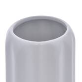 Porte-brosse à dents, d.8 x h.11,9 cm, grès, blanc Colorama