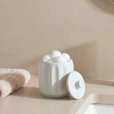 Pot à cotons, d.12,5 cm, blanc Colorama