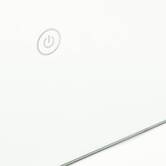 Miroir led, 40x60 cm, argent Halo