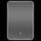 Miroir led, 40x60 cm, argent Halo