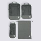 Lot de 3 sacs compresseurs avec sac de rangement, 4 pièces