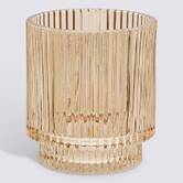 Porte-brosse à dents, d.8 x h.9 cm, ambre Solis