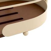 Étagère de douche, 3 niveaux, beige Argileo
