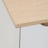 Meuble tv 2 portes, 120x40 cm, blanc Luma
