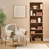 Lot de 4 boîtes de rangement, rose blush et rose foncé Box'