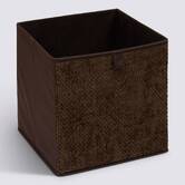 Boîte de rangement, 31x31 cm, chocolat Mix'n modul