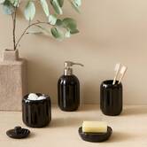 Distributeur de savon, 0,45l, noir Colorama