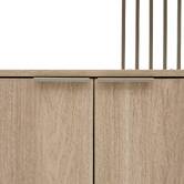 Étagère 2 portes, 68,4x35 cm, sable Duna