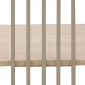 Étagère 2 portes, 68,4x35 cm, sable Duna