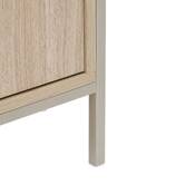 Étagère 2 portes, 68,4x35 cm, sable Duna