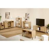 Étagère 6 cases, 74x32 cm, beige Alvo