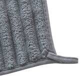 Lot de 2 chiffons, 30x30 cm, argile et gris