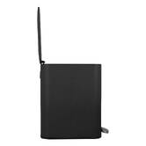 Poubelle manuelle slim, 20l, noir Delta
